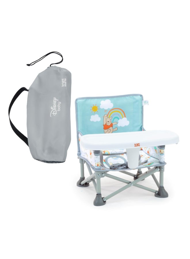 Bright Starts Disney Baby Winnie the Pooh Pop ‘N Sit Portable 3-in-1 Booster Seat (12.7 x 38.1 cm) - Image 1